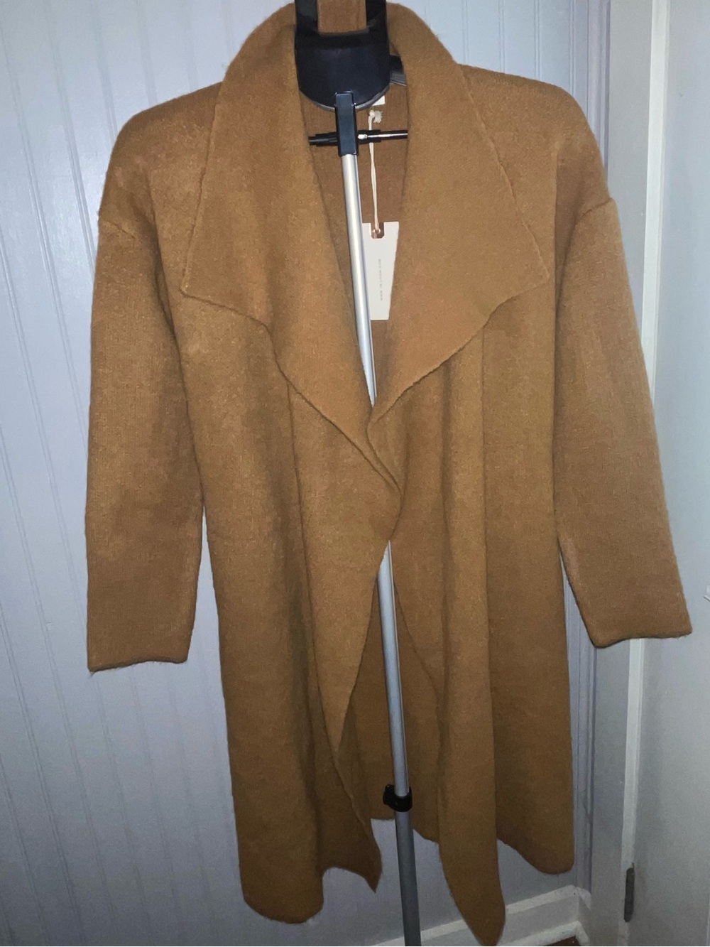 In Loom Women's Open-Front Long Cardigan Sweater - Camel